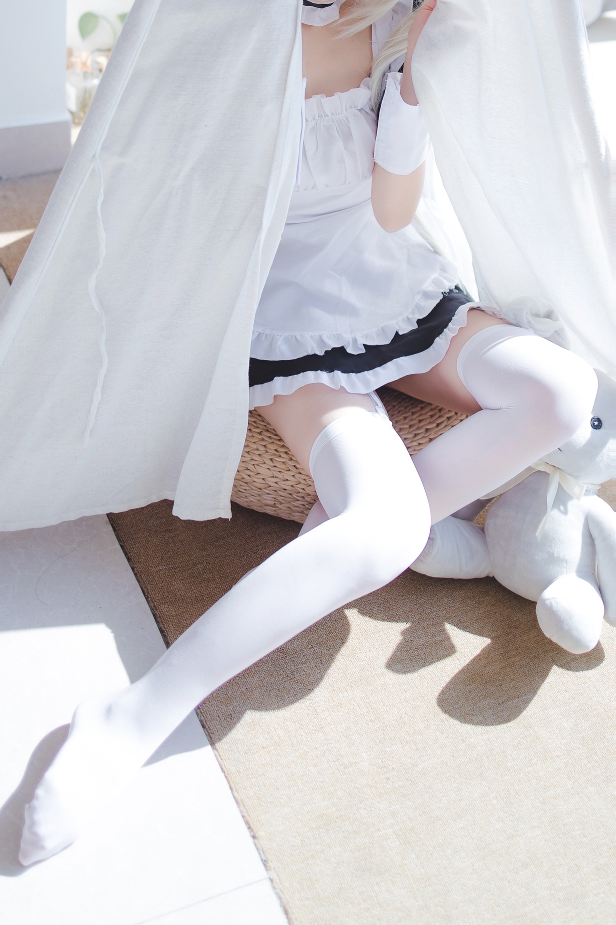图片[1]-Coser衣衣 – NO.012 穹妹女仆 [28P]-XikXak